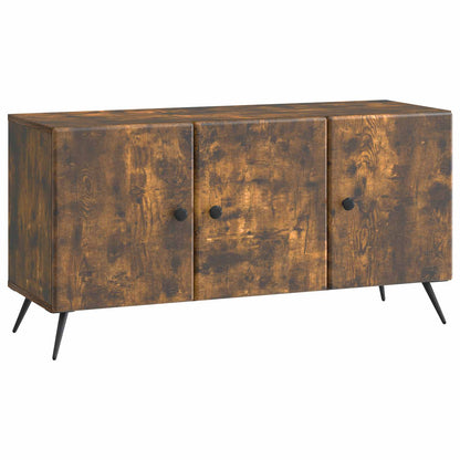 vidaXL TV Cabinet Smoked Oak 99 x 34.5 x 50 cm Engineered Wood