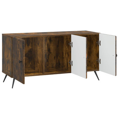 vidaXL TV Cabinet Smoked Oak 99 x 34.5 x 50 cm Engineered Wood