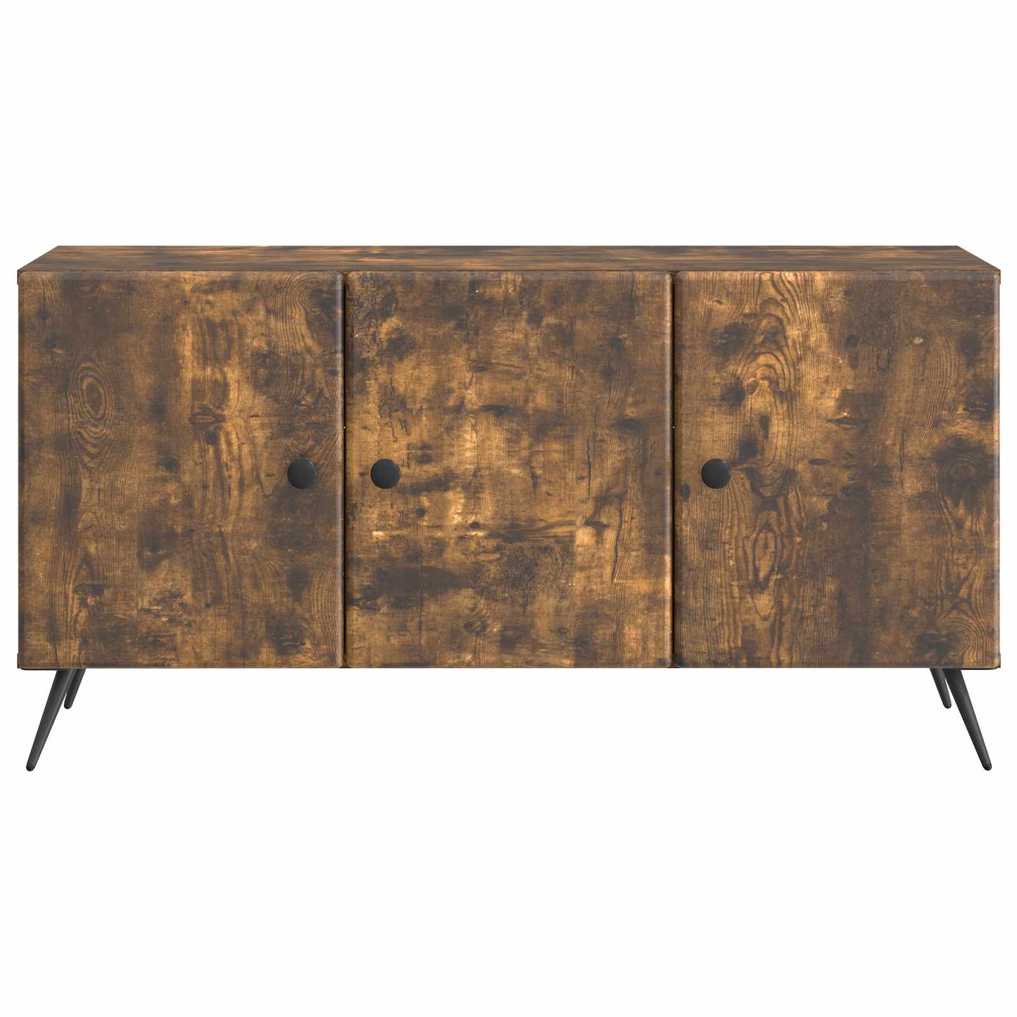 vidaXL TV Cabinet Smoked Oak 99 x 34.5 x 50 cm Engineered Wood