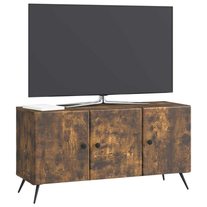 vidaXL TV Cabinet Smoked Oak 99 x 34.5 x 50 cm Engineered Wood