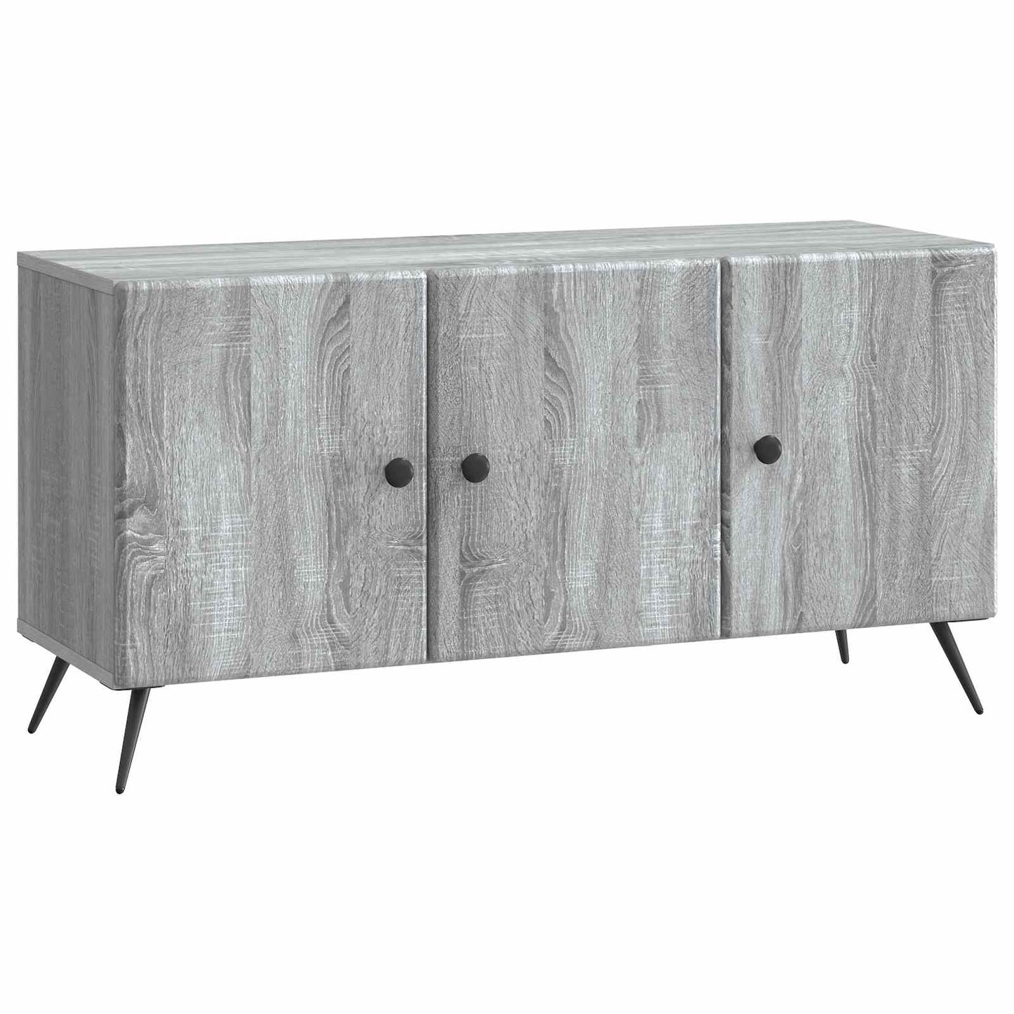 vidaXL TV Cabinet Grey Sonoma 99 x 34.5 x 50 cm Engineered Wood