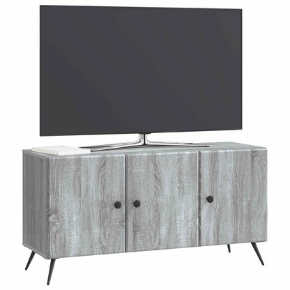 vidaXL TV Cabinet Grey Sonoma 99 x 34.5 x 50 cm Engineered Wood
