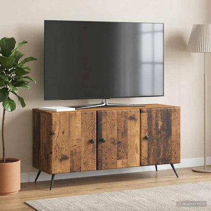 vidaXL TV Cabinet Old Wood 99 x 34.5 x 50 cm Engineered Wood