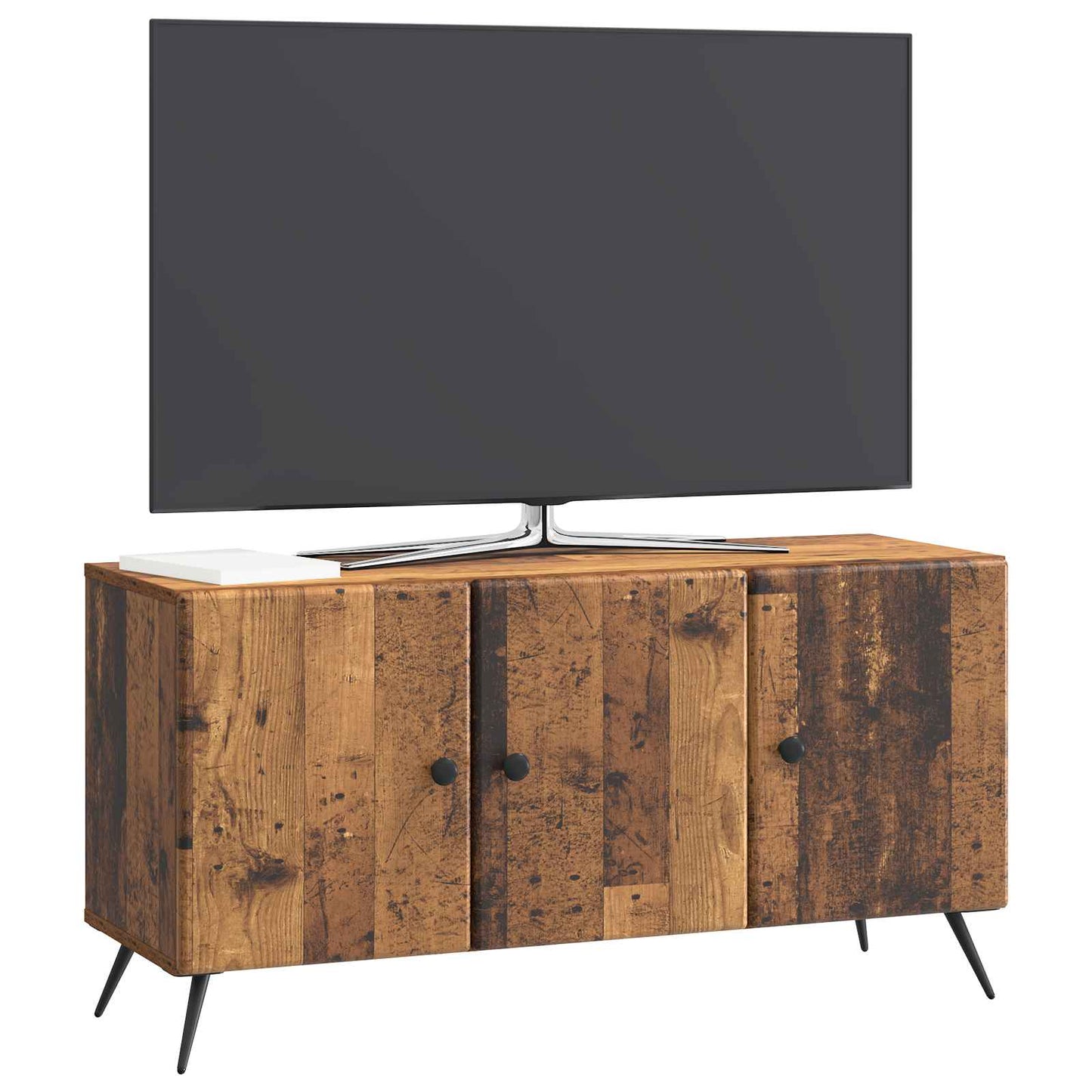 vidaXL TV Cabinet Old Wood 99 x 34.5 x 50 cm Engineered Wood