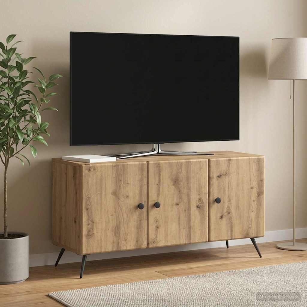 vidaXL TV Cabinet 99 x 34.5 x 50 cm Artisan Oak Engineered Wood