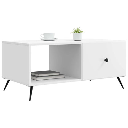 vidaXL Coffee Table White 90 x 50 x 40 cm Engineered Wood
