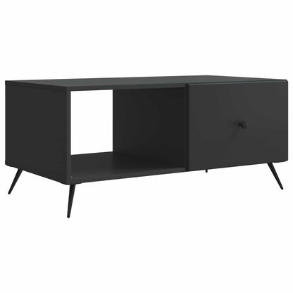 vidaXL Coffee Table Black 90 x 50 x 40 cm Engineered Wood