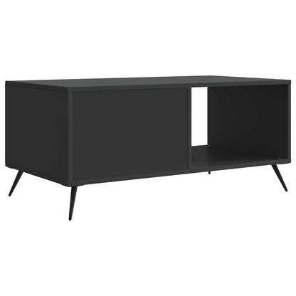 vidaXL Coffee Table Black 90 x 50 x 40 cm Engineered Wood
