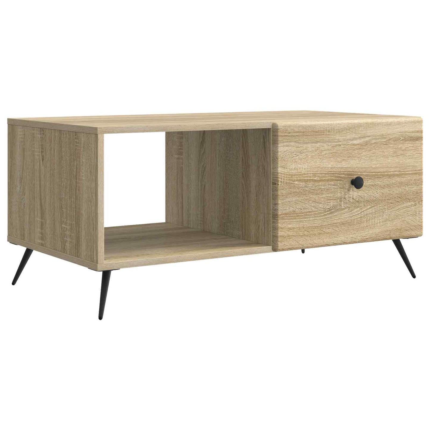 vidaXL Coffee Table Sonoma Oak 90 x 50 x 40 cm Engineered Wood