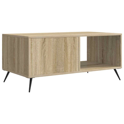 vidaXL Coffee Table Sonoma Oak 90 x 50 x 40 cm Engineered Wood