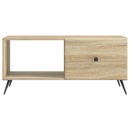 vidaXL Coffee Table Sonoma Oak 90 x 50 x 40 cm Engineered Wood