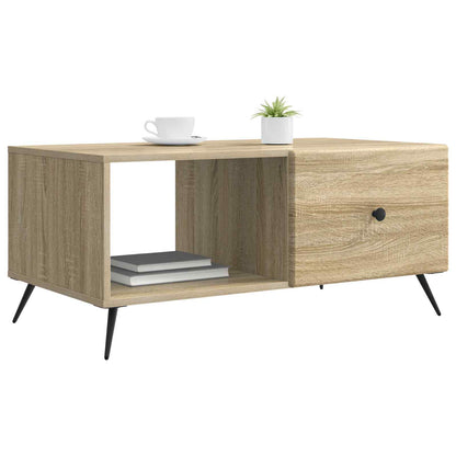 vidaXL Coffee Table Sonoma Oak 90 x 50 x 40 cm Engineered Wood