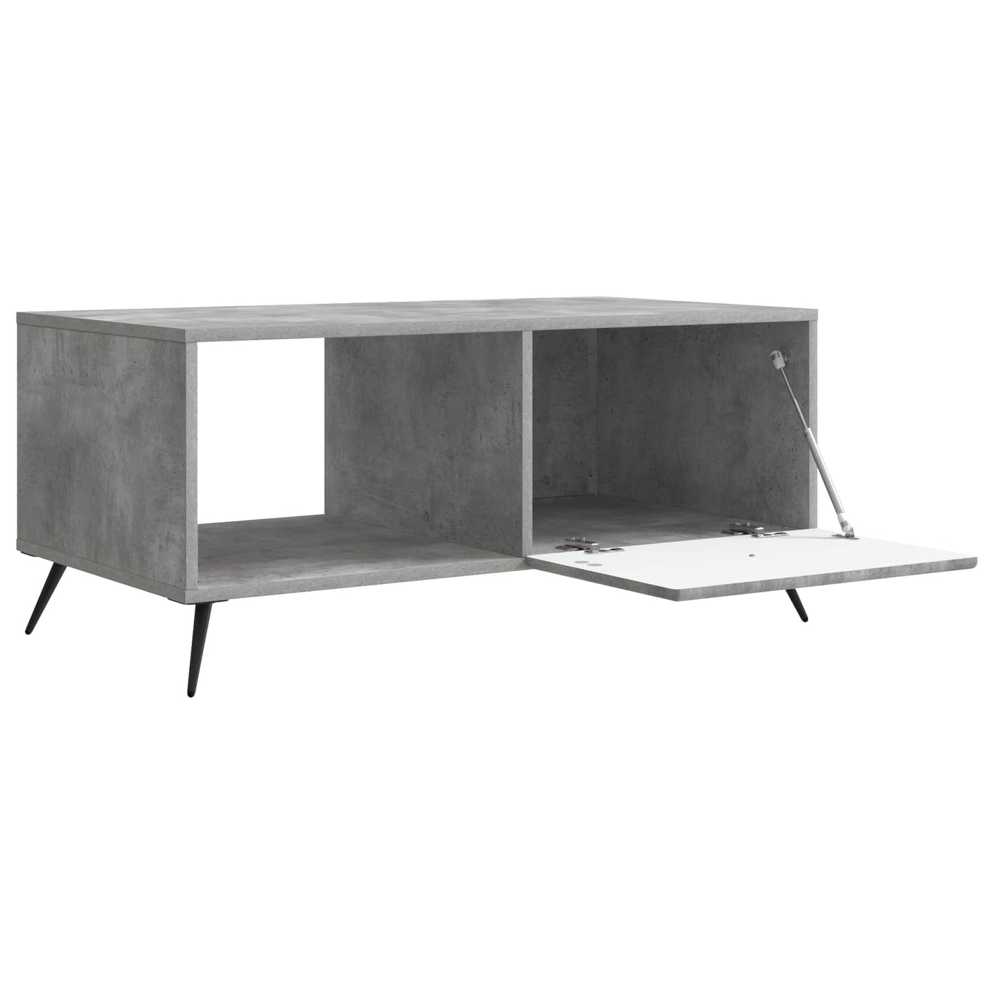 vidaXL Coffee Table Concrete Grey 90 x 50 x 40 cm Engineered Wood