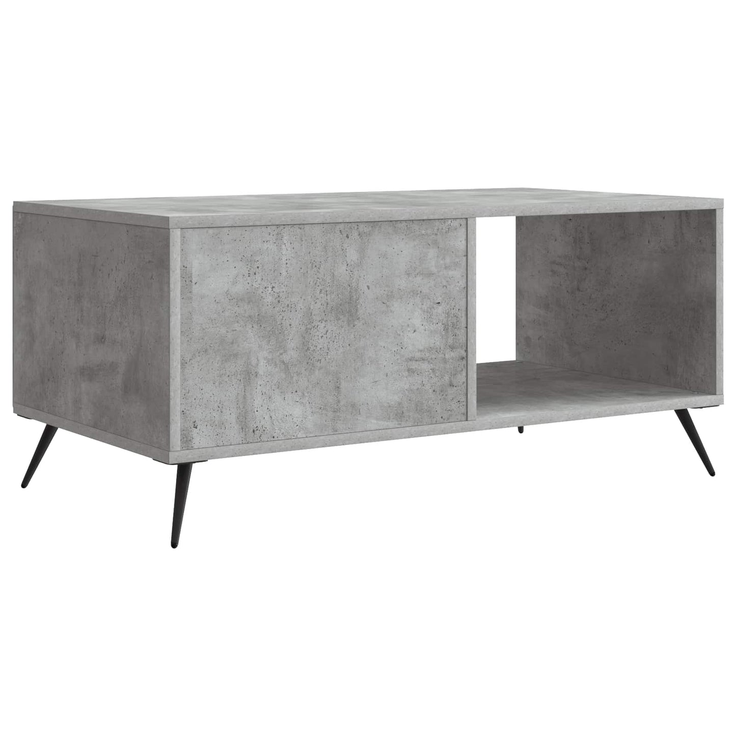 vidaXL Coffee Table Concrete Grey 90 x 50 x 40 cm Engineered Wood