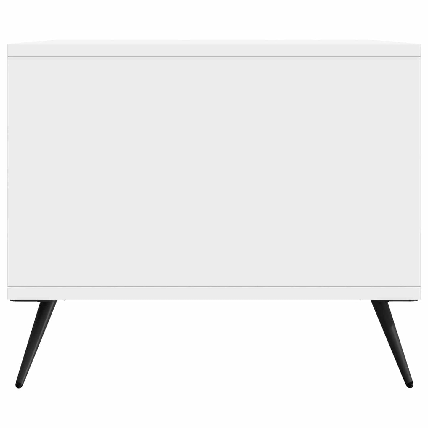 vidaXL Coffee Table High Gloss White 90 x 50 x 40 cm Engineered Wood