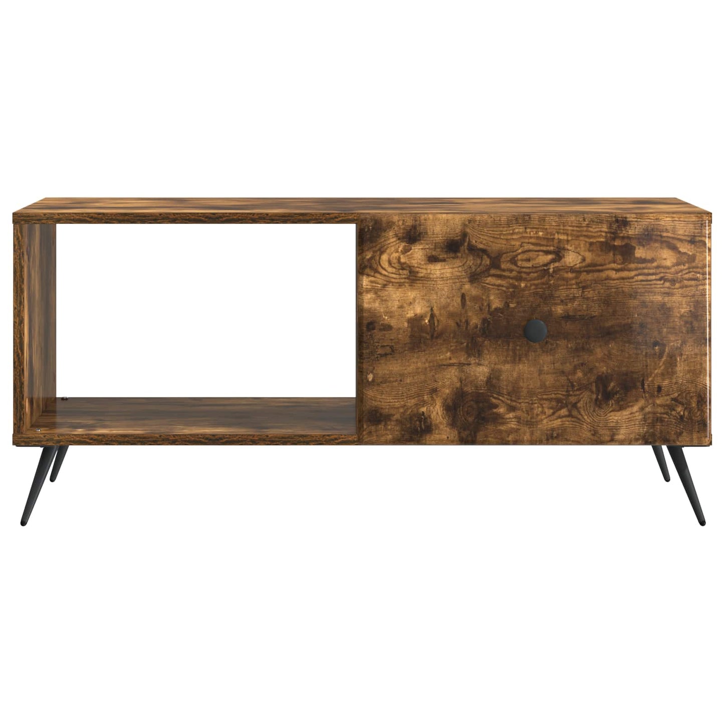 vidaXL Coffee Table Smoked Oak 90 x 50 x 40 cm Engineered Wood