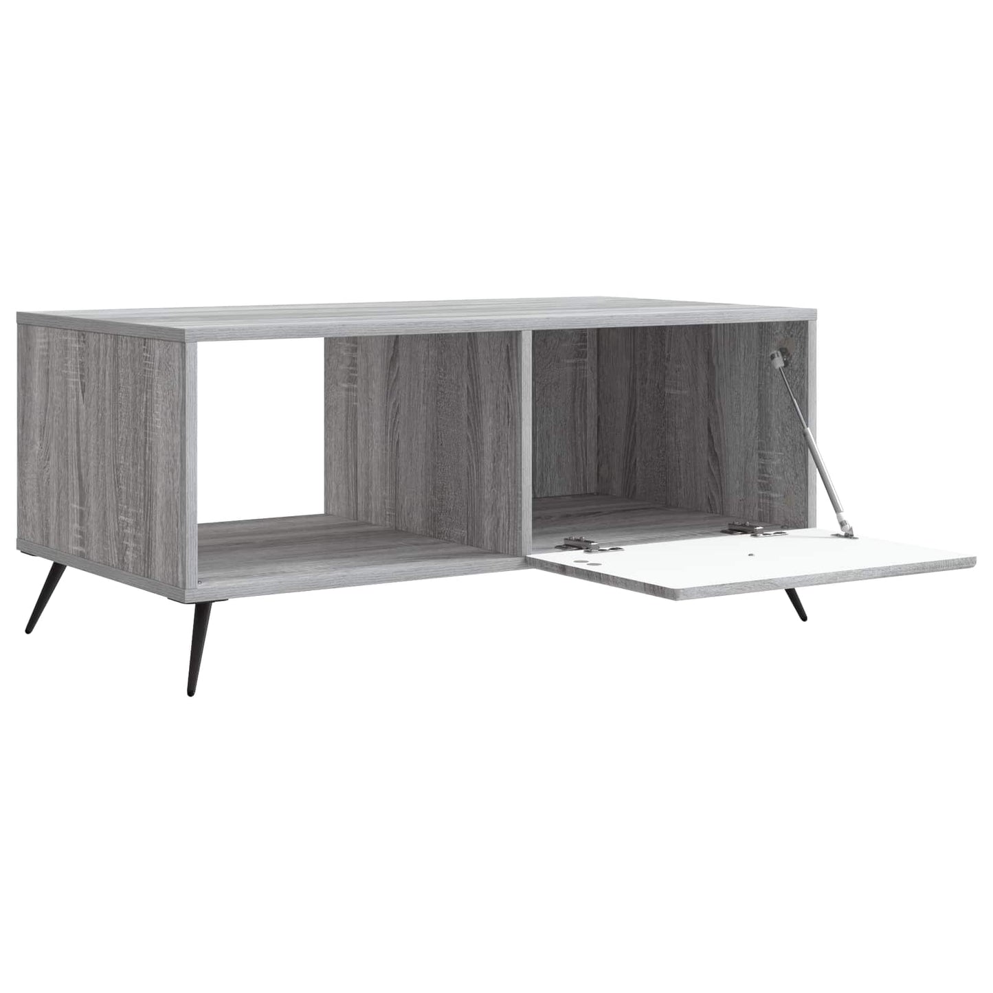 vidaXL Coffee Table Grey Sonoma 90 x 50 x 40 cm Engineered Wood