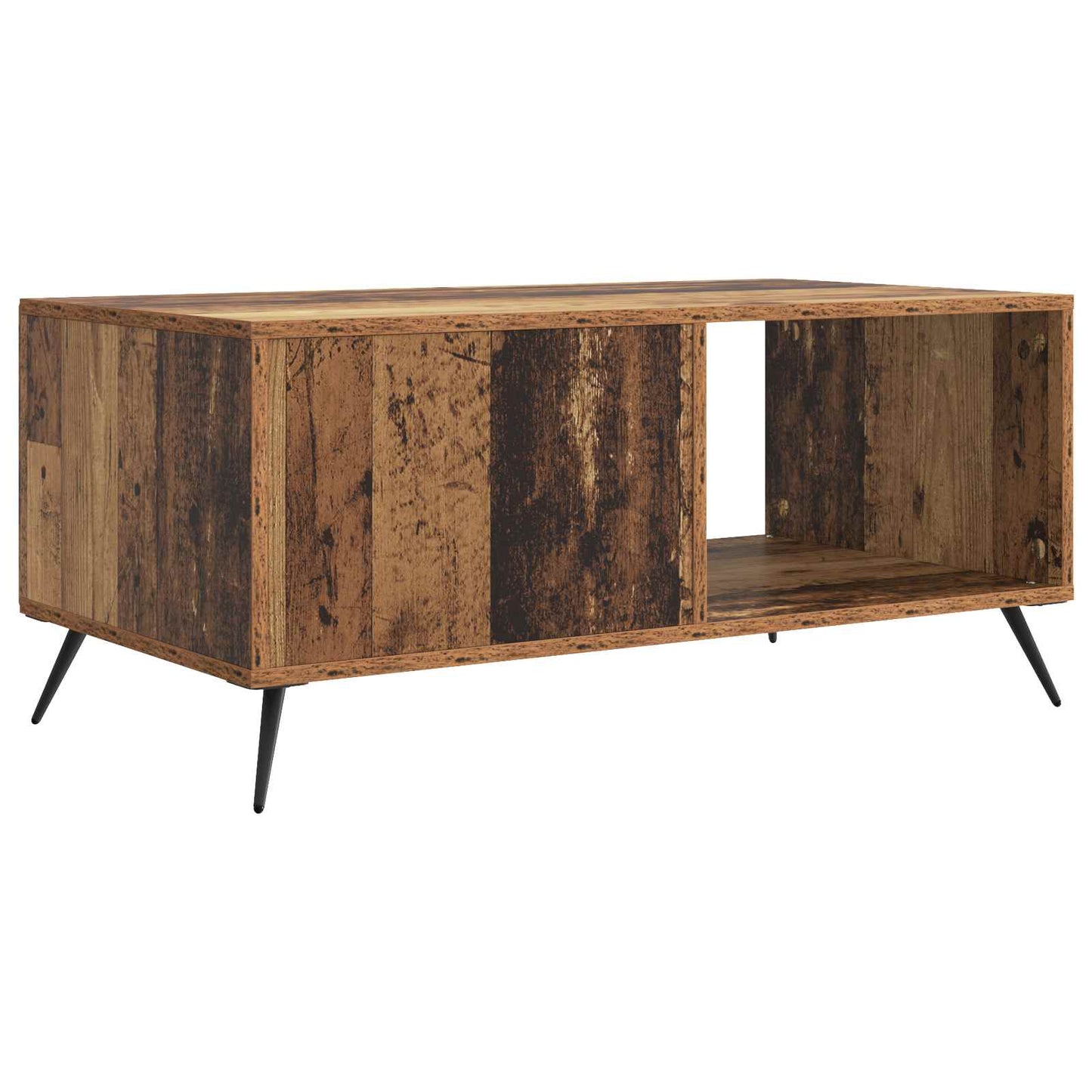 vidaXL Coffee Table Old Wood 90 x 50 x 40 cm Engineered Wood