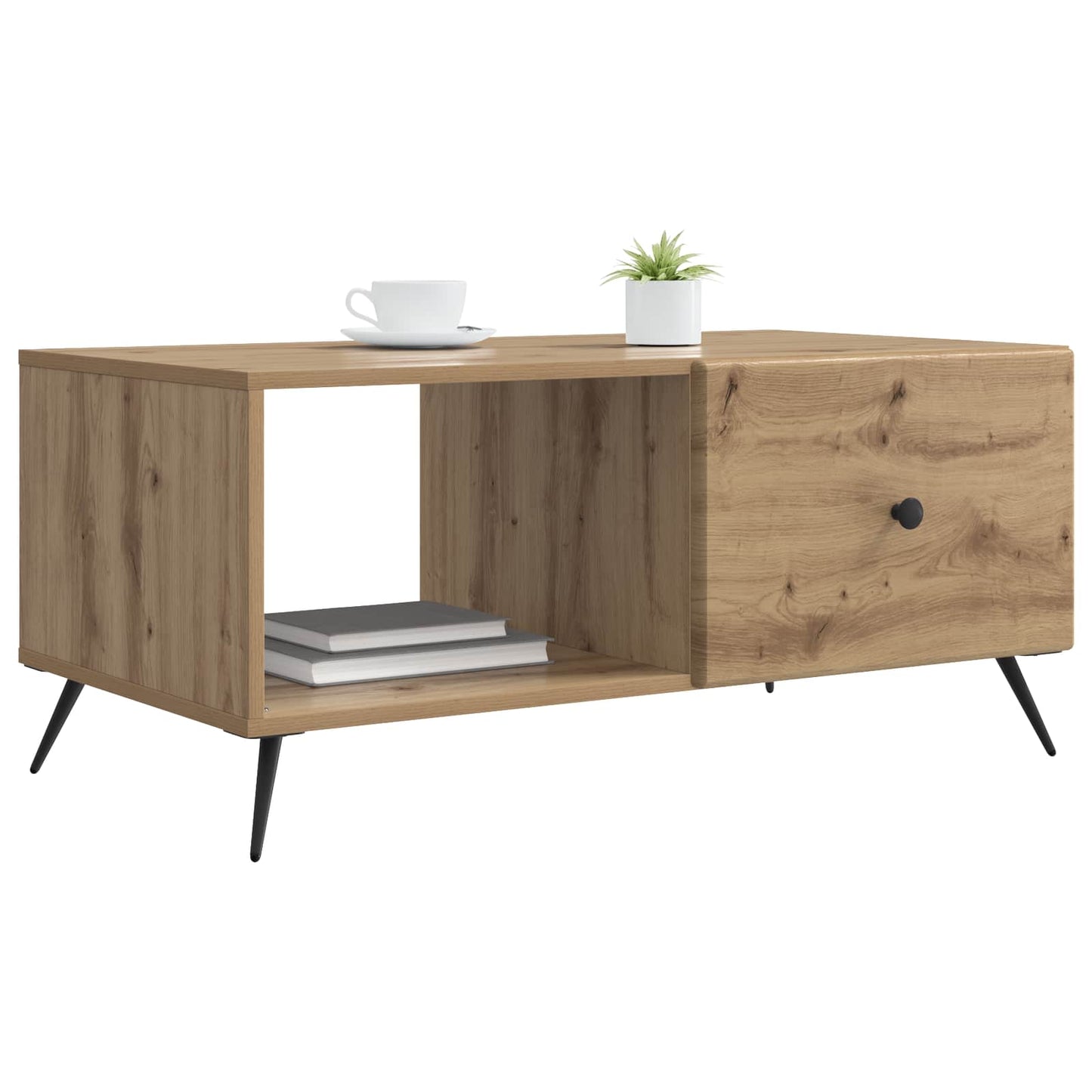 vidaXL Coffee Table Artisan Oak 90 x 50 x 40 cm Engineered Wood