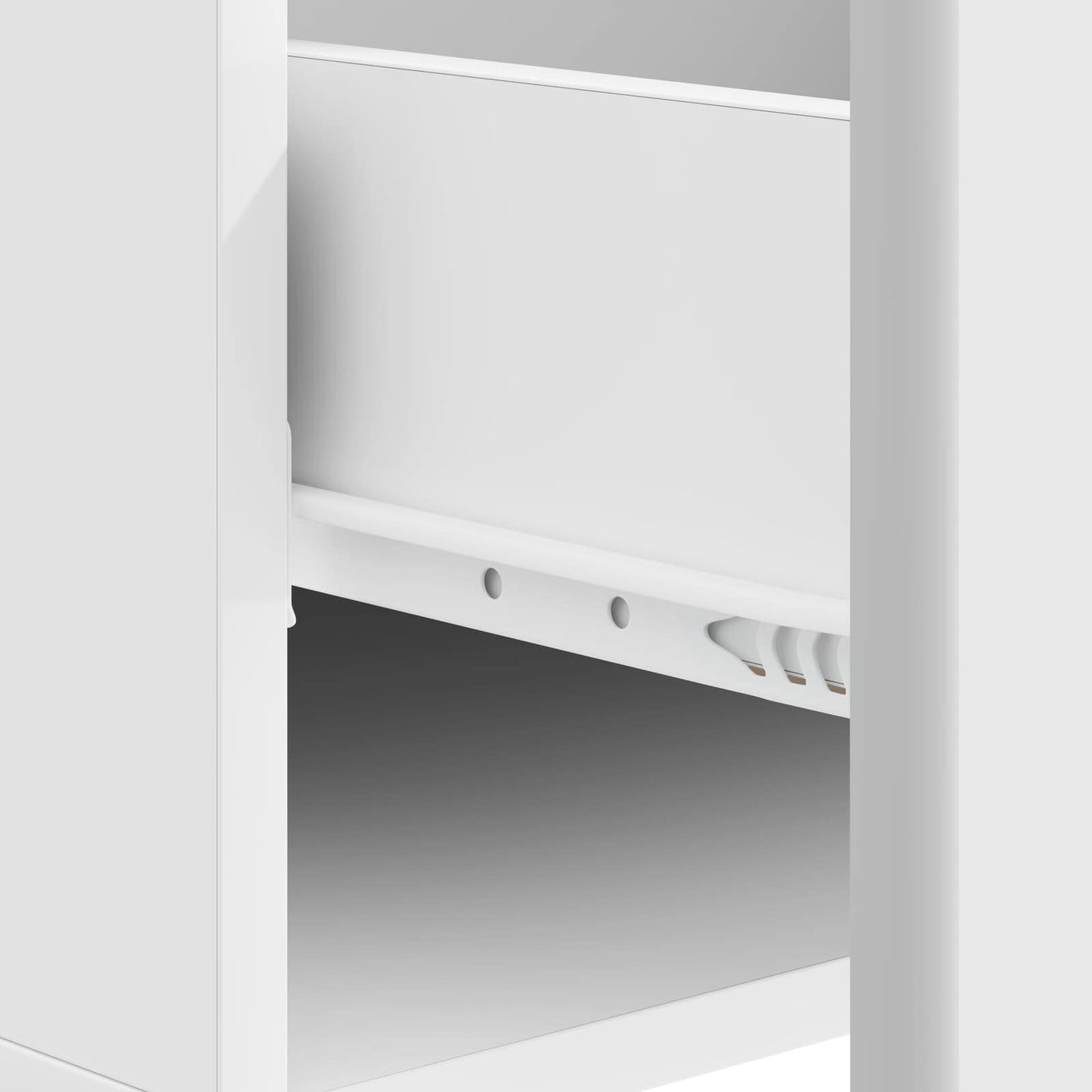 vidaXL Coffee Table with Drawer White 49 x 50 x 40 cm Engineered Wood