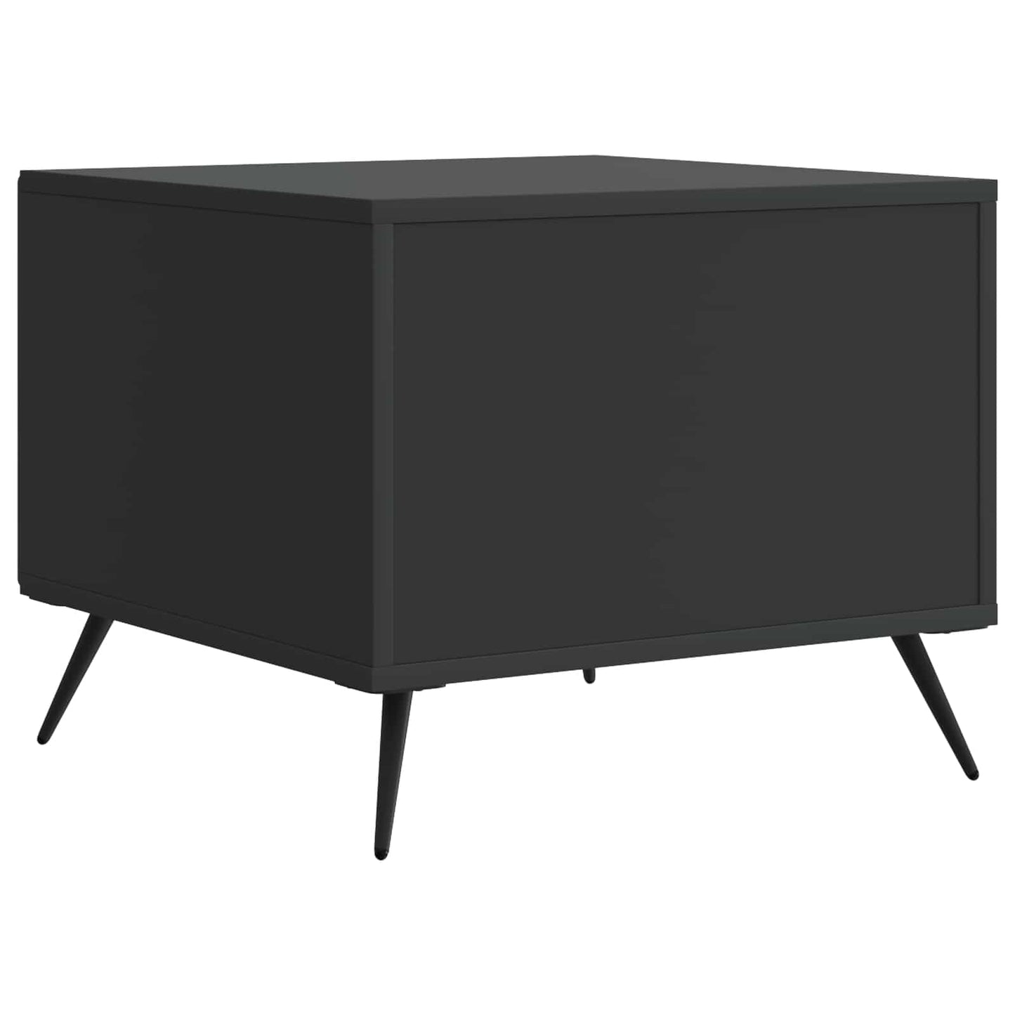 vidaXL Coffee Table Black 49 x 50 x 40 cm Engineered Wood
