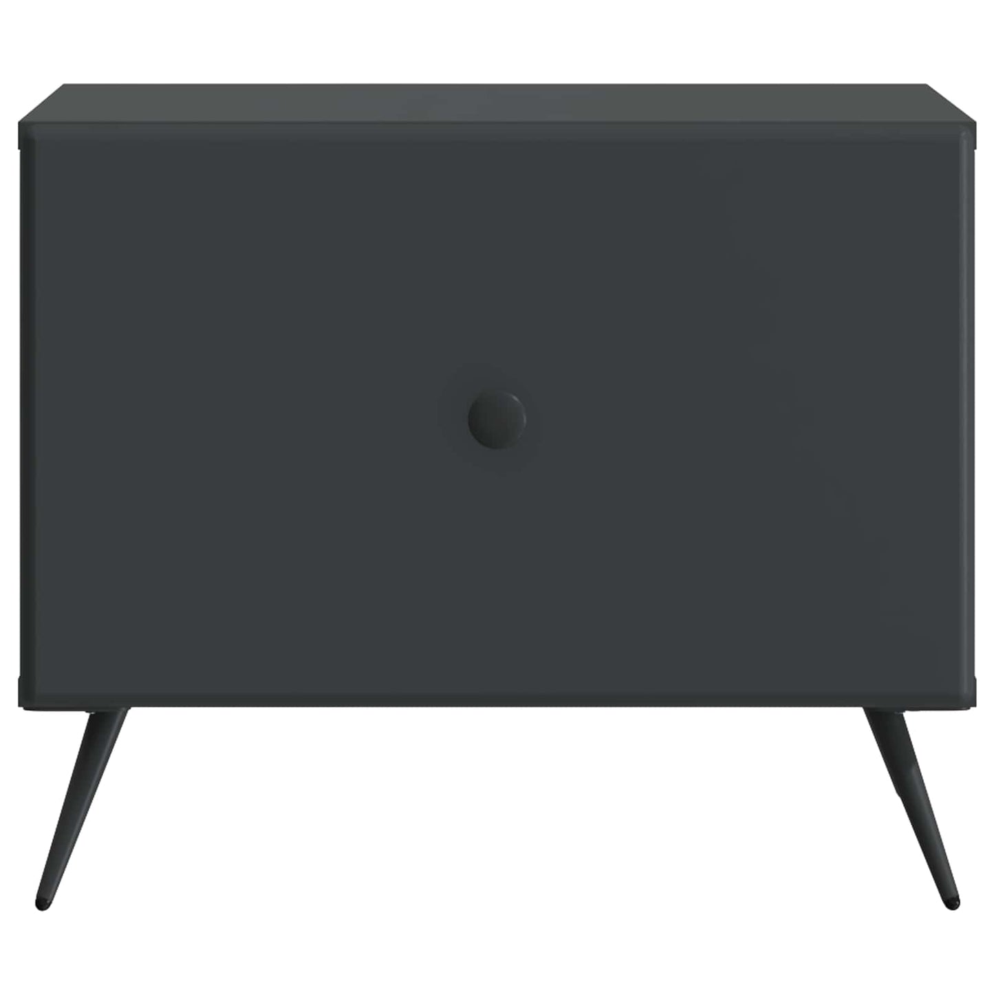 vidaXL Coffee Table Black 49 x 50 x 40 cm Engineered Wood