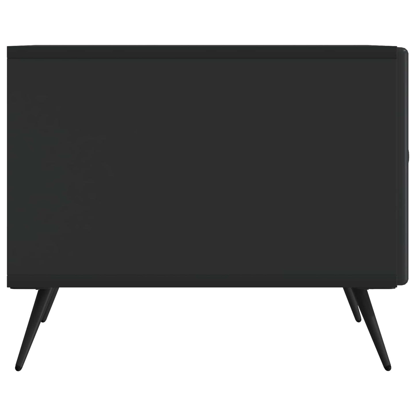 vidaXL Coffee Table Black 49 x 50 x 40 cm Engineered Wood