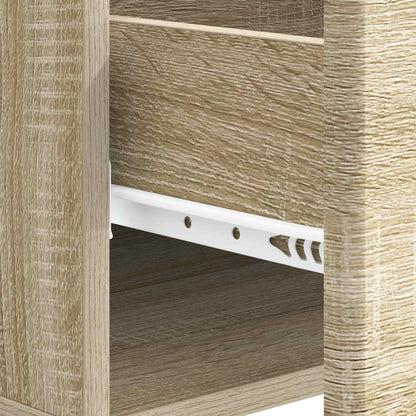 vidaXL Coffee Table Sonoma Oak 49 x 50 x 40 cm Engineered Wood