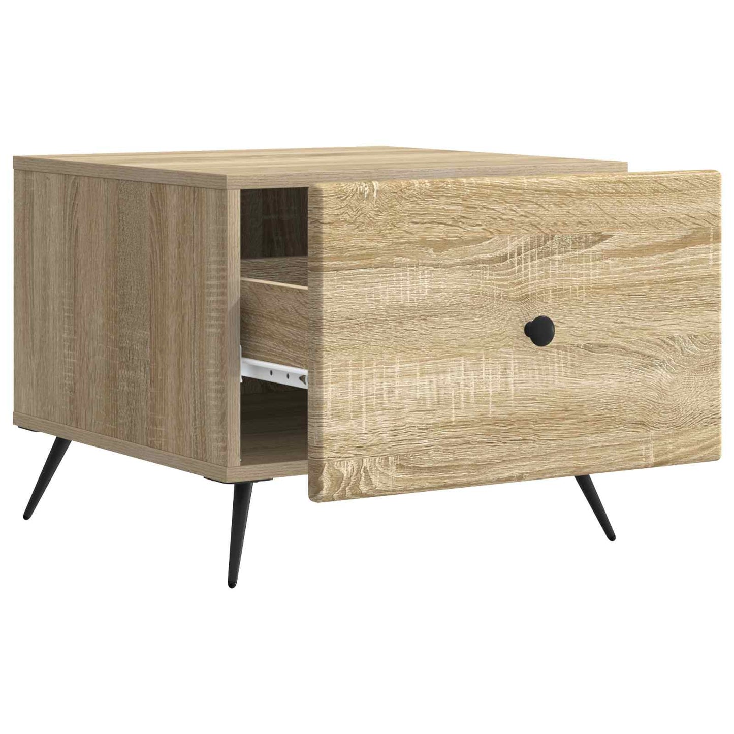 vidaXL Coffee Table Sonoma Oak 49 x 50 x 40 cm Engineered Wood