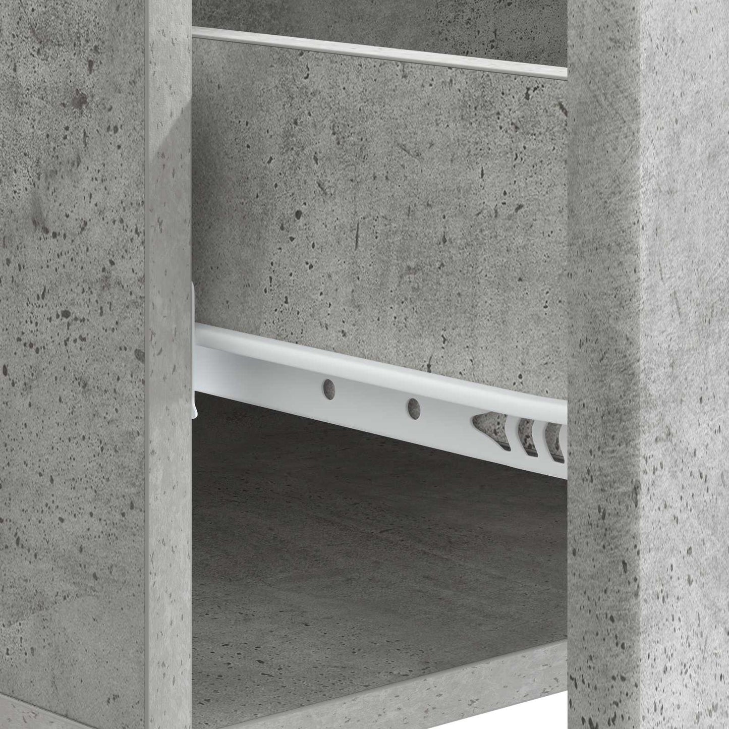 vidaXL Coffee Table Concrete Grey 49 x 50 x 40 cm Engineered Wood