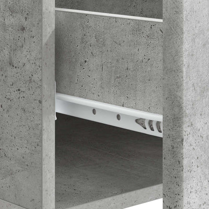 vidaXL Coffee Table Concrete Grey 49 x 50 x 40 cm Engineered Wood