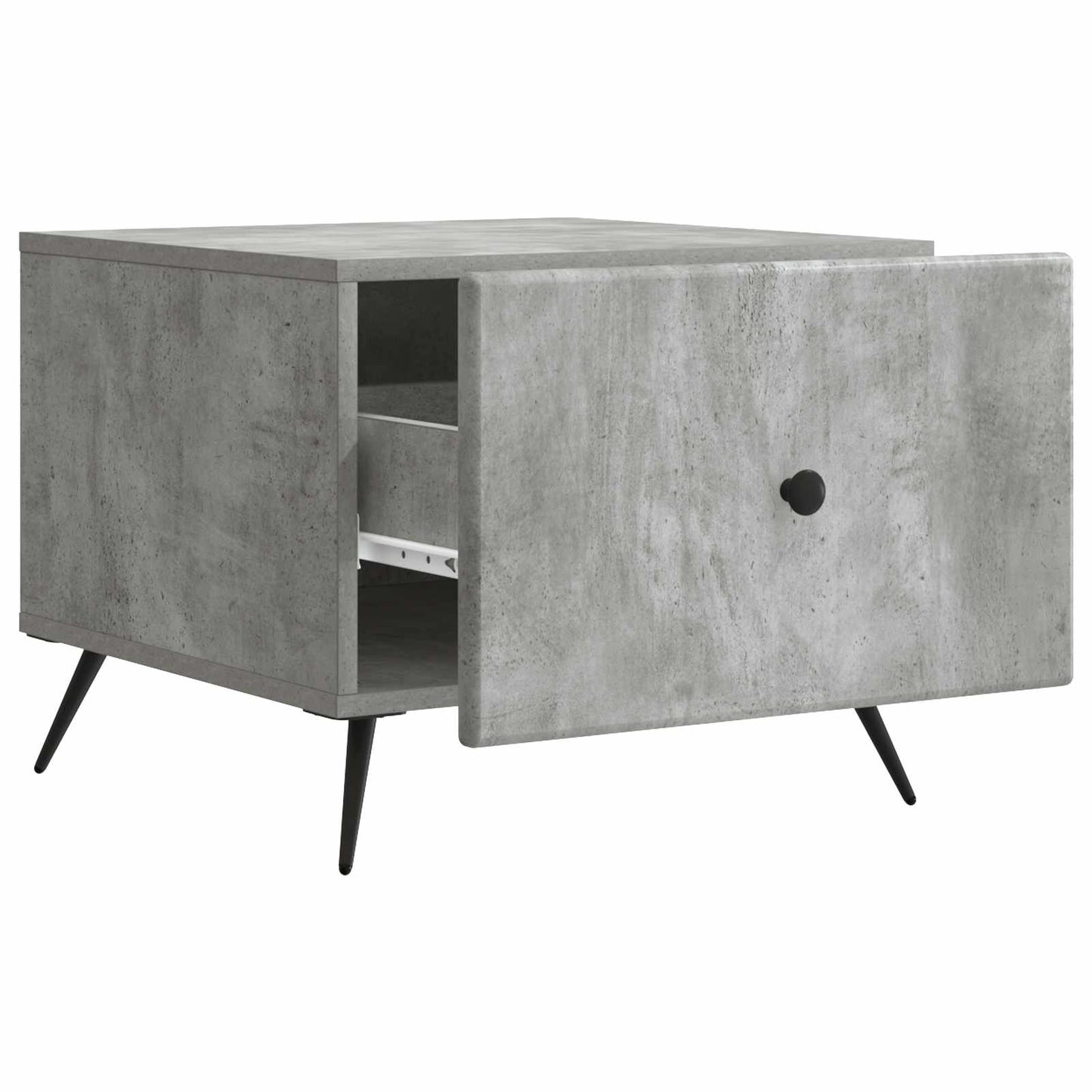 vidaXL Coffee Table Concrete Grey 49 x 50 x 40 cm Engineered Wood