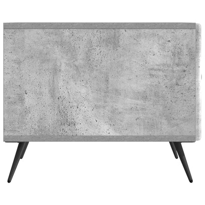 vidaXL Coffee Table Concrete Grey 49 x 50 x 40 cm Engineered Wood