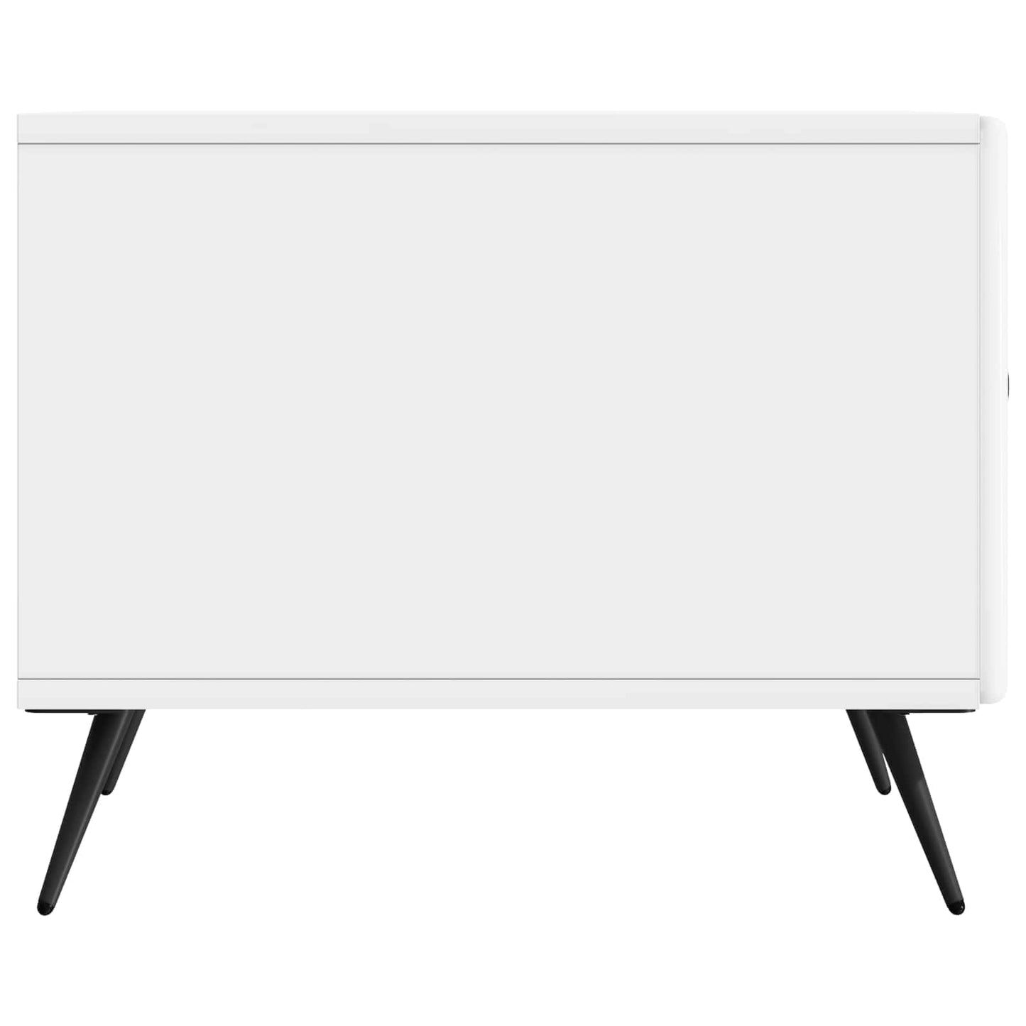 vidaXL Coffee Table High Gloss White 49 x 50 x 40 cm Engineered Wood