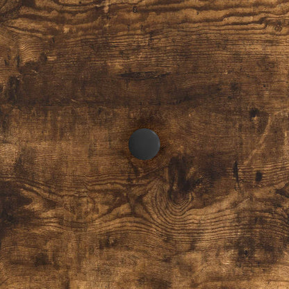 vidaXL Coffee Table Smoked Oak 49 x 50 x 40 cm Engineered Wood