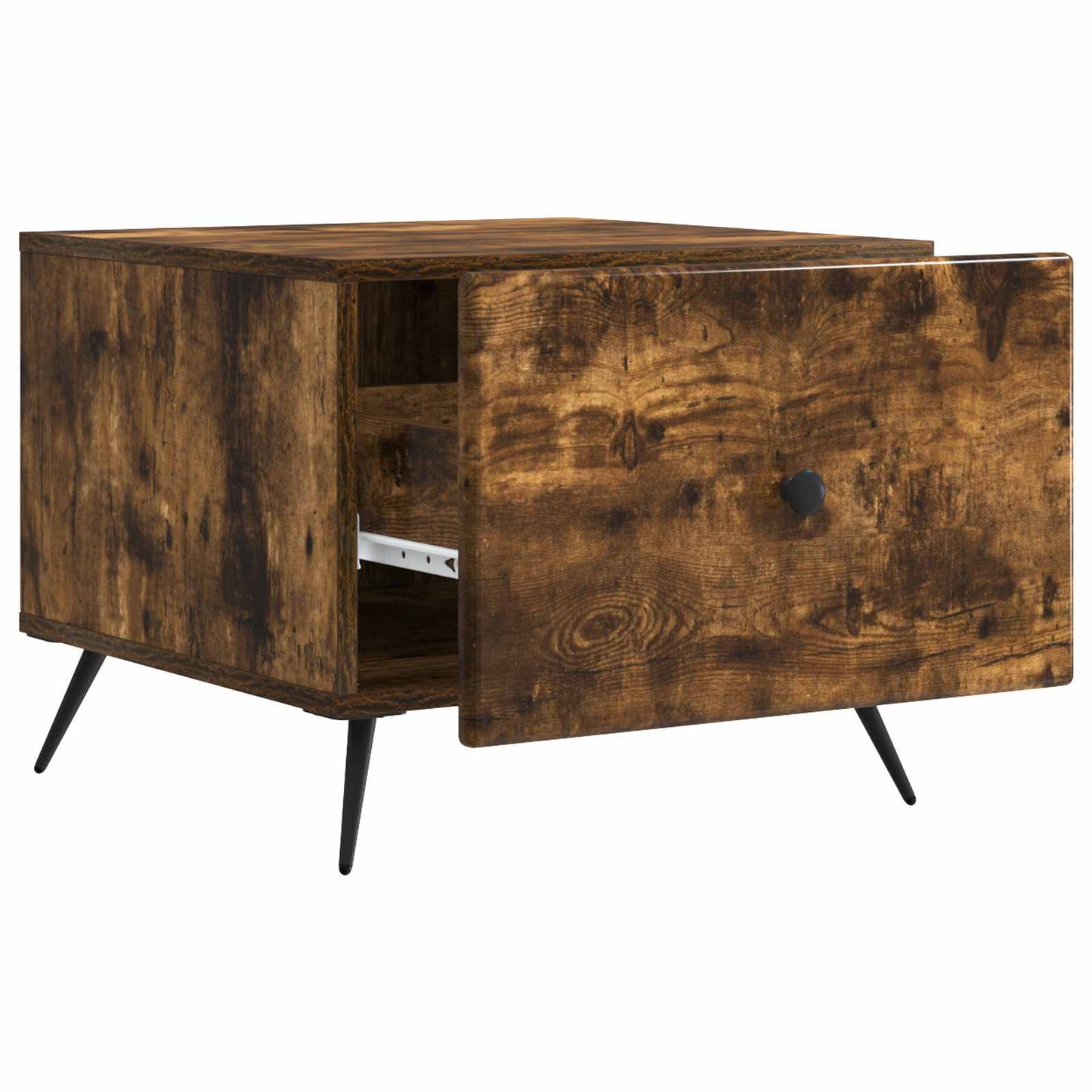 vidaXL Coffee Table Smoked Oak 49 x 50 x 40 cm Engineered Wood