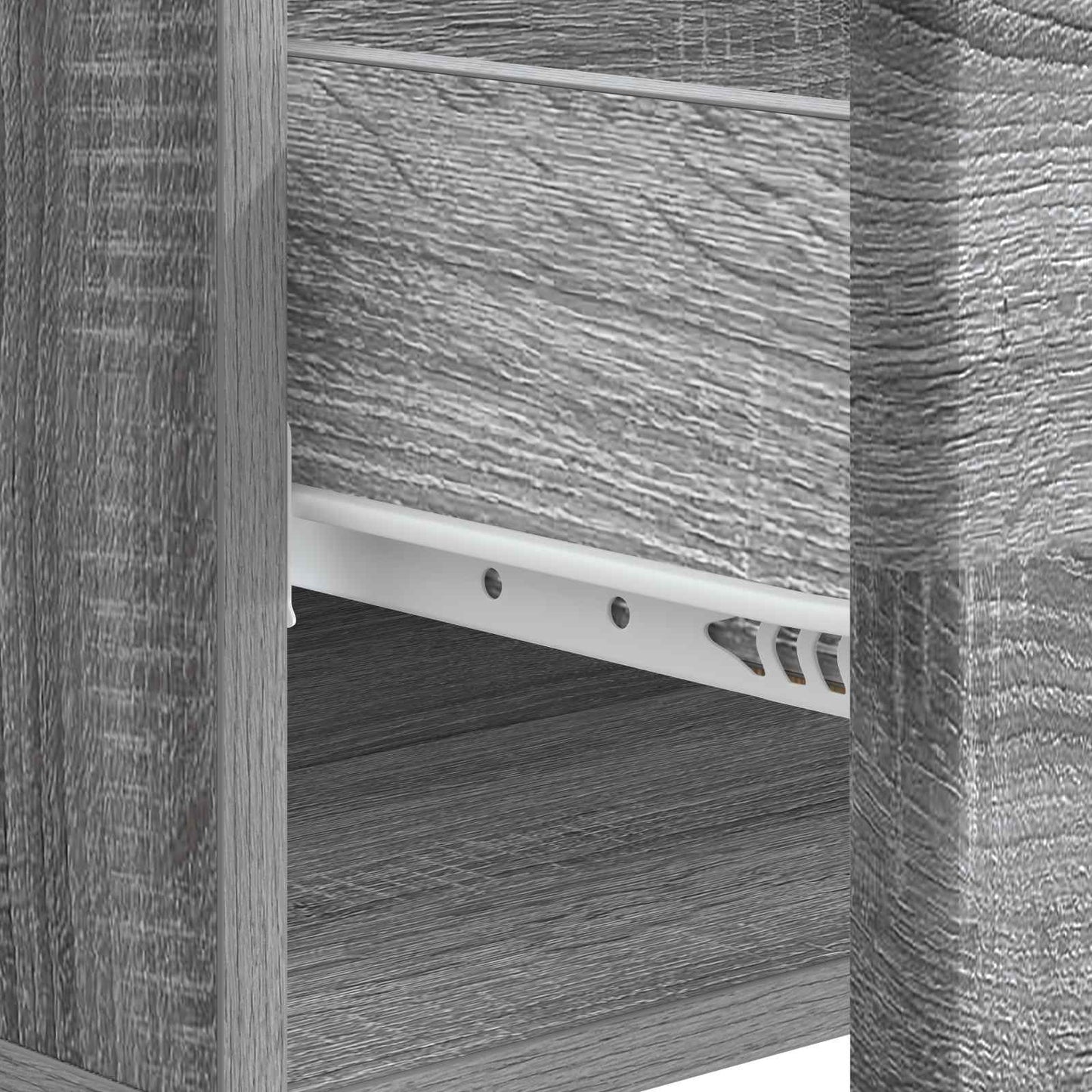 vidaXL Coffee Table Grey Sonoma 49 x 50 x 40 cm Engineered Wood