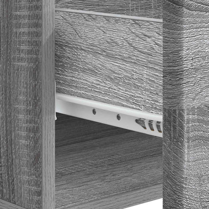 vidaXL Coffee Table Grey Sonoma 49 x 50 x 40 cm Engineered Wood