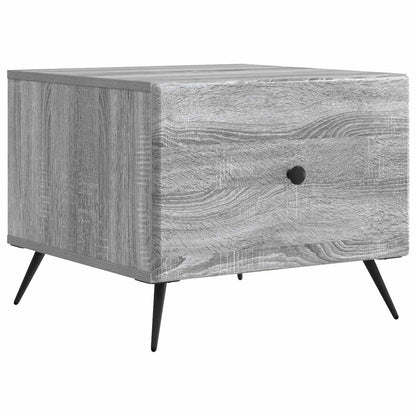 vidaXL Coffee Table Grey Sonoma 49 x 50 x 40 cm Engineered Wood