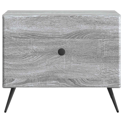 vidaXL Coffee Table Grey Sonoma 49 x 50 x 40 cm Engineered Wood