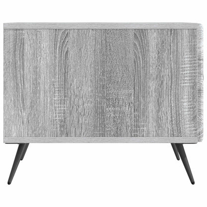vidaXL Coffee Table Grey Sonoma 49 x 50 x 40 cm Engineered Wood