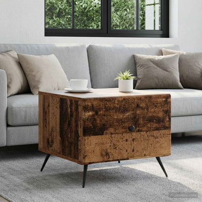 vidaXL Coffee Table Old Wood 49 x 50 x 40 cm Engineered Wood