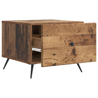vidaXL Coffee Table Old Wood 49 x 50 x 40 cm Engineered Wood