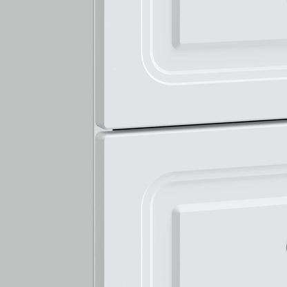 vidaXL Bedside Cabinet White 43 x 34.5 x 44.5 cm Engineered Wood