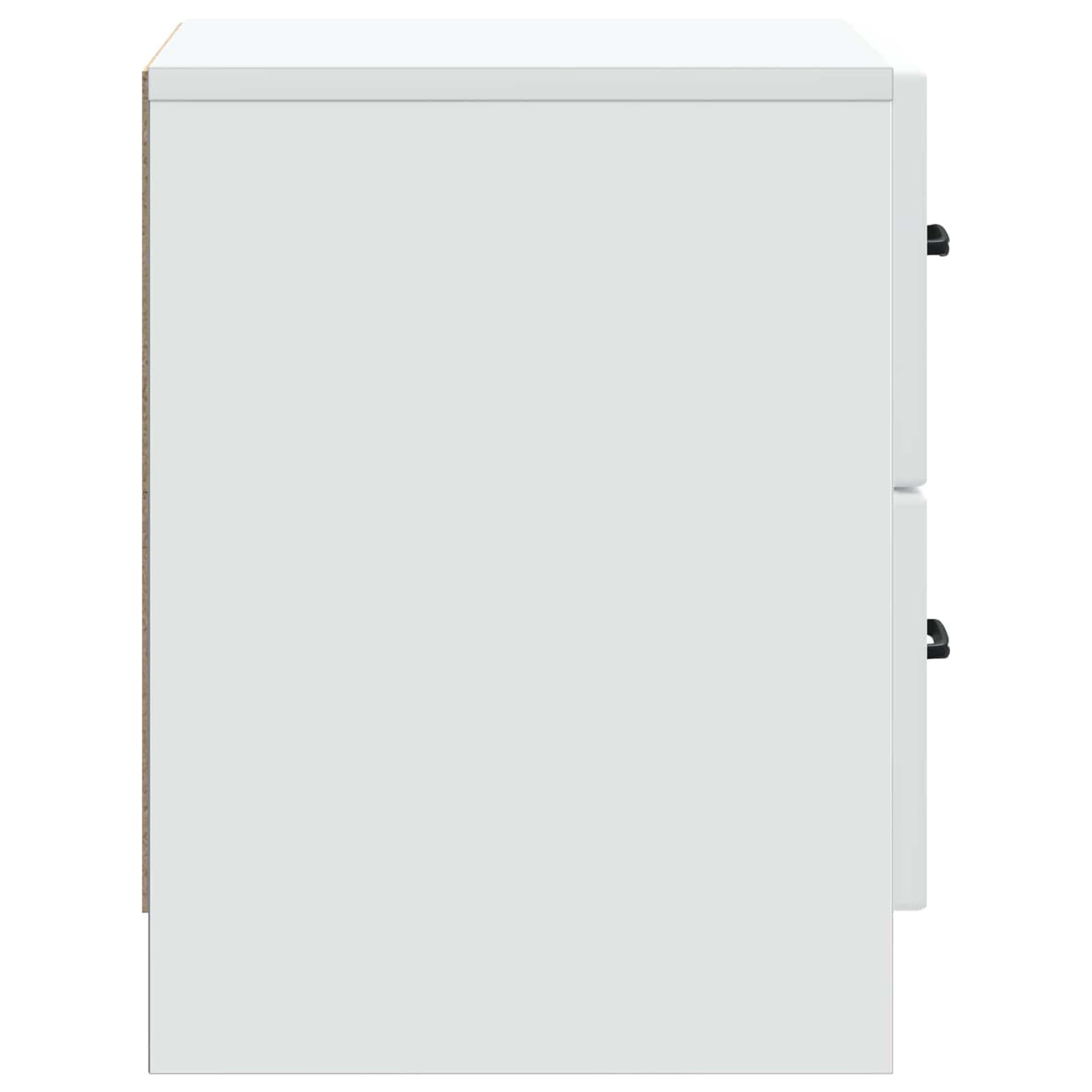 vidaXL Bedside Cabinet 2 pcs White 43 x 34.5 x 44.5 cm Engineered Wood