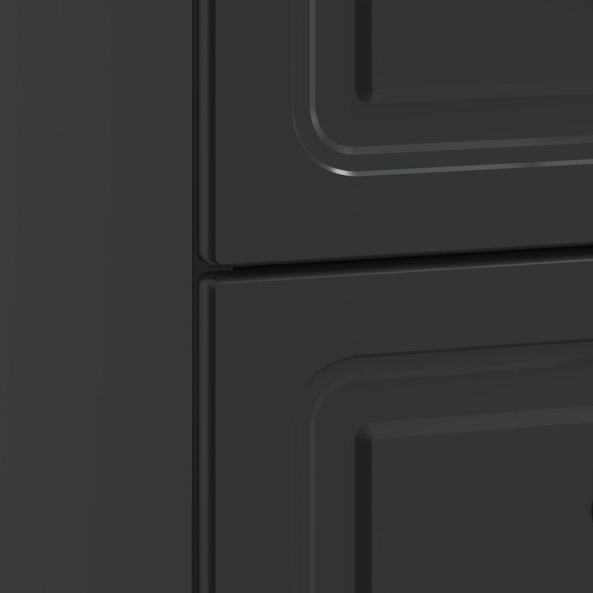 vidaXL Bedside Cabinet Black 43 x 34.5 x 44.5 cm Engineered Wood