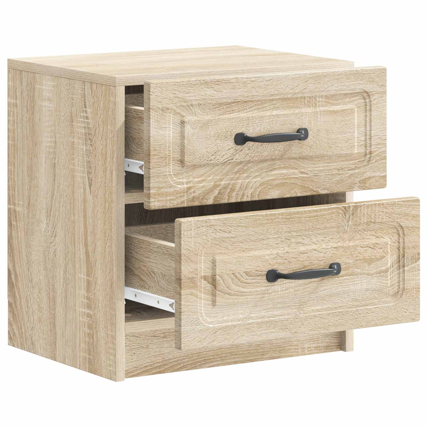 vidaXL Bedside Cabinet 2 pcs Sonoma Oak 43 x 34.5 x 44.5 cm