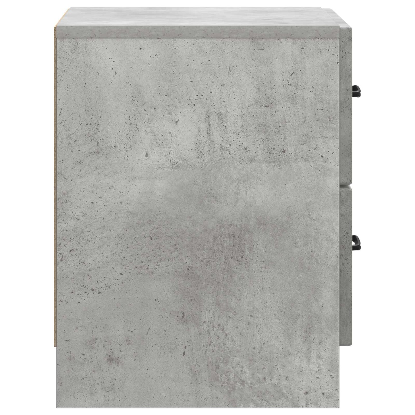 vidaXL Bedside Cabinet with Drawer Concrete Grey 43 x 34.5 x 44.5 cm