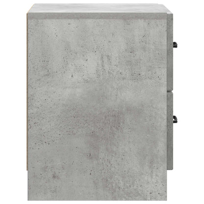vidaXL Bedside Cabinet 2 pcs Concrete Grey 43 x 34.5 x 44.5 cm