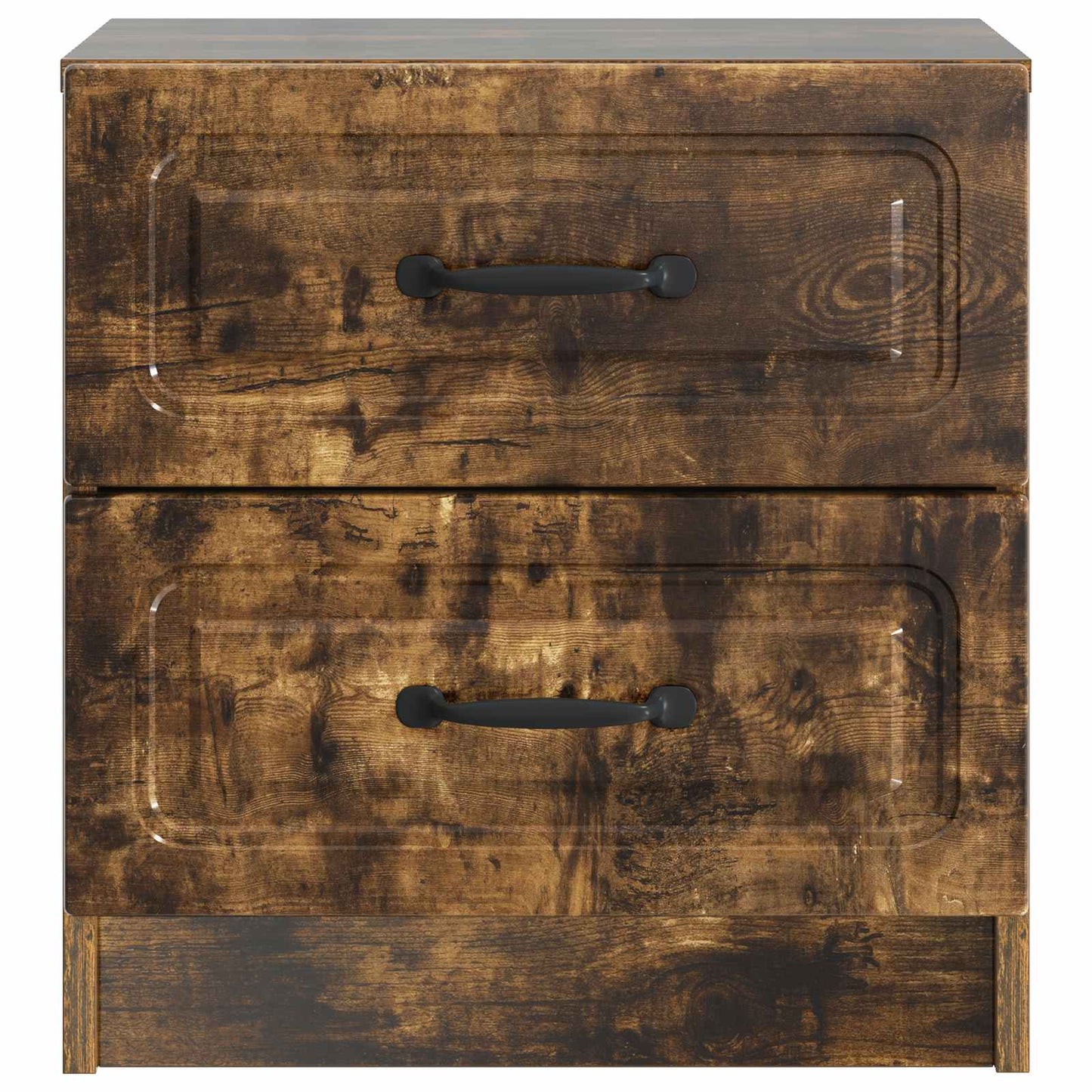 vidaXL Bedside Cabinet Smoked Oak 43 x 34.5 x 44.5 cm Engineered Wood